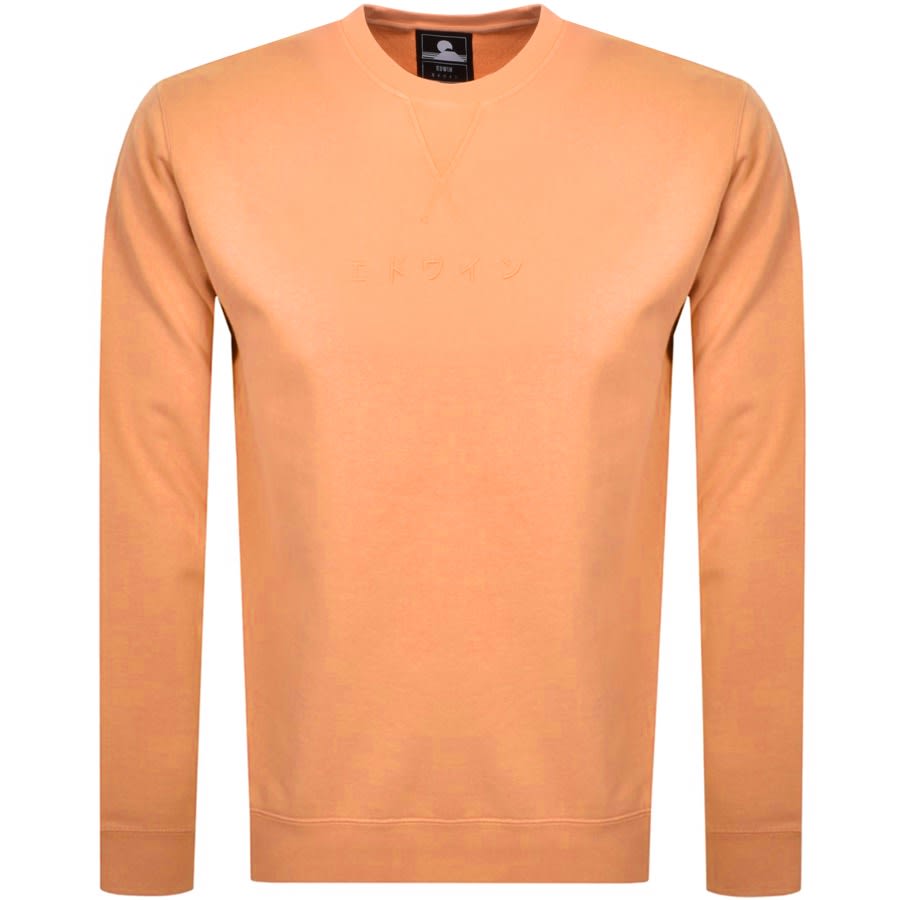 Alternative Image for ProductEdwin Base Crew Neck Sweatshirt Orange1